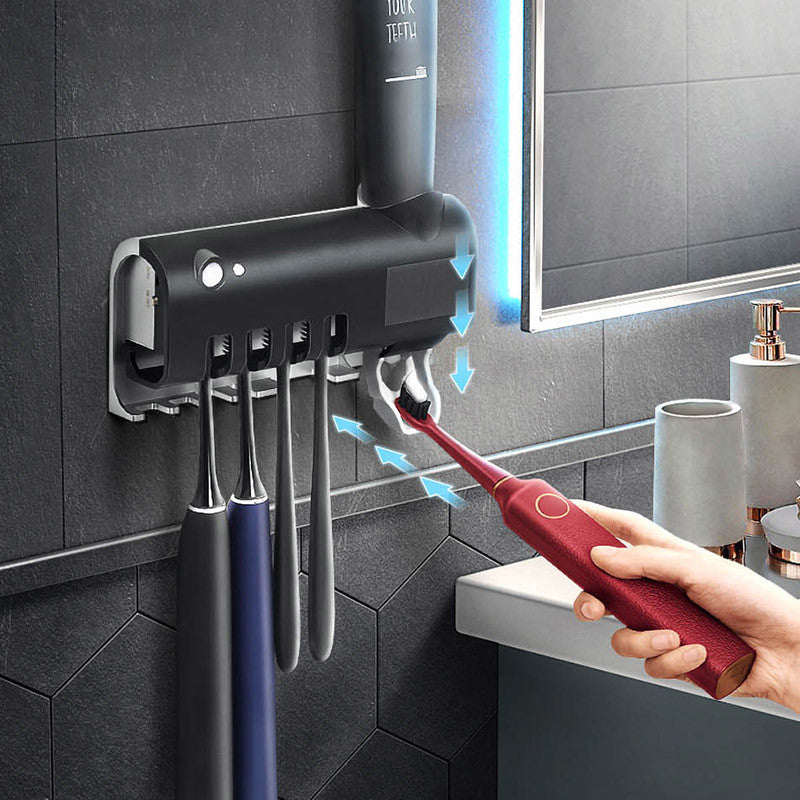 HygieniQ™ – UV Rengöring för tandborste samt Tandkrämsdispenser