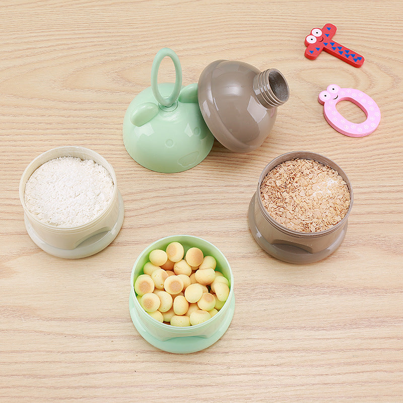 BabyPortion – 3-lagers förvaring för mjölkpulver & barnmat