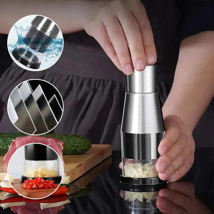 GarliPress™ – Smart vitlök & grönsakshackare