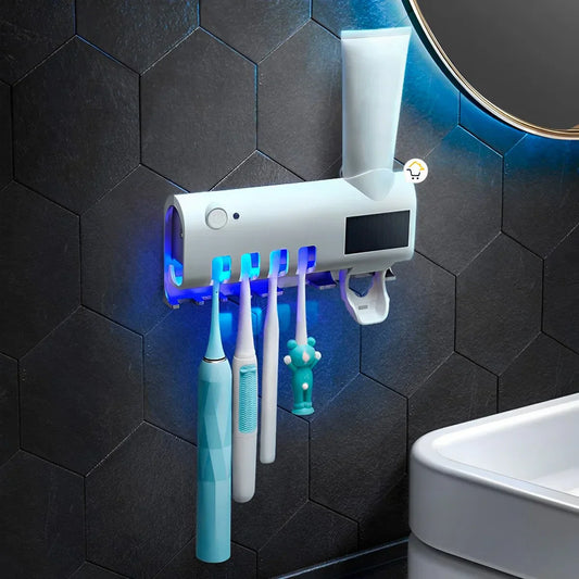HygieniQ™ – UV Rengöring för tandborste samt Tandkrämsdispenser