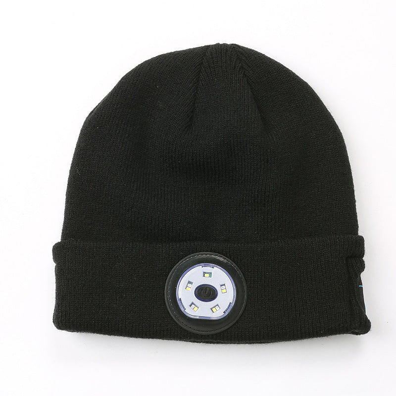 GlowCap™ – Mössa med ljus & hörlurar