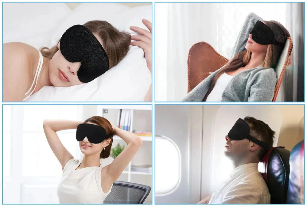 Mörkläggande sovmask 3D