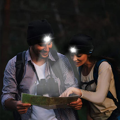 GlowCap™ – Mössa med ljus & hörlurar